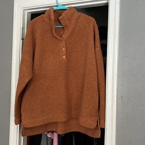 Aerie tan pullover-large